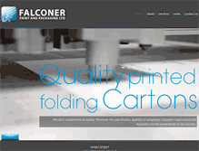 Tablet Screenshot of falconerprint.co.uk